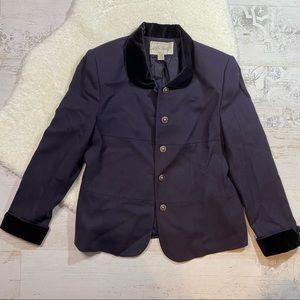 Vintage Lord and Taylor Purple Wool Blazer